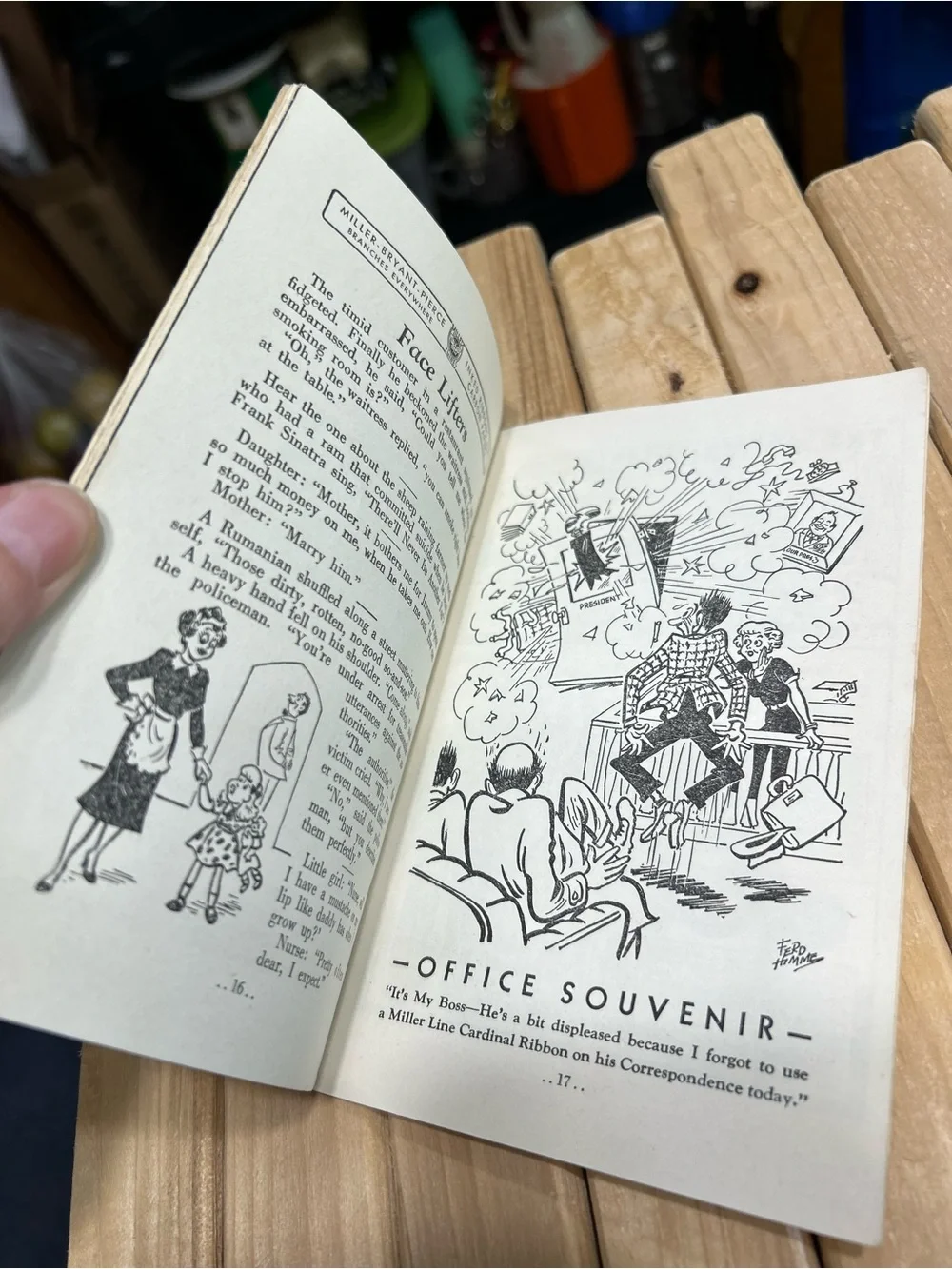Vintage 1952 Miller Line Typing Tips Booklet Office Ephemera